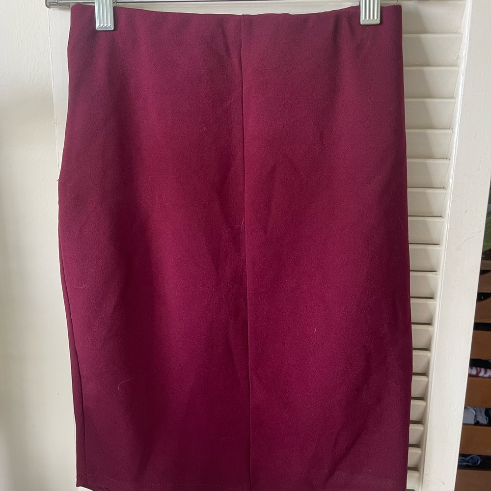 Purple Pencil Skirt
